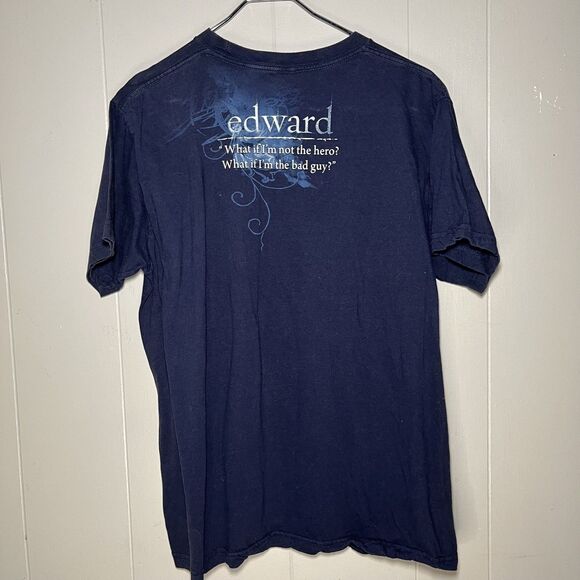 2008 Y2K Twilight Movie Edward T Shirt Graphic Tee Large Hero Bag Guy Vampire - Picture 2 of 5